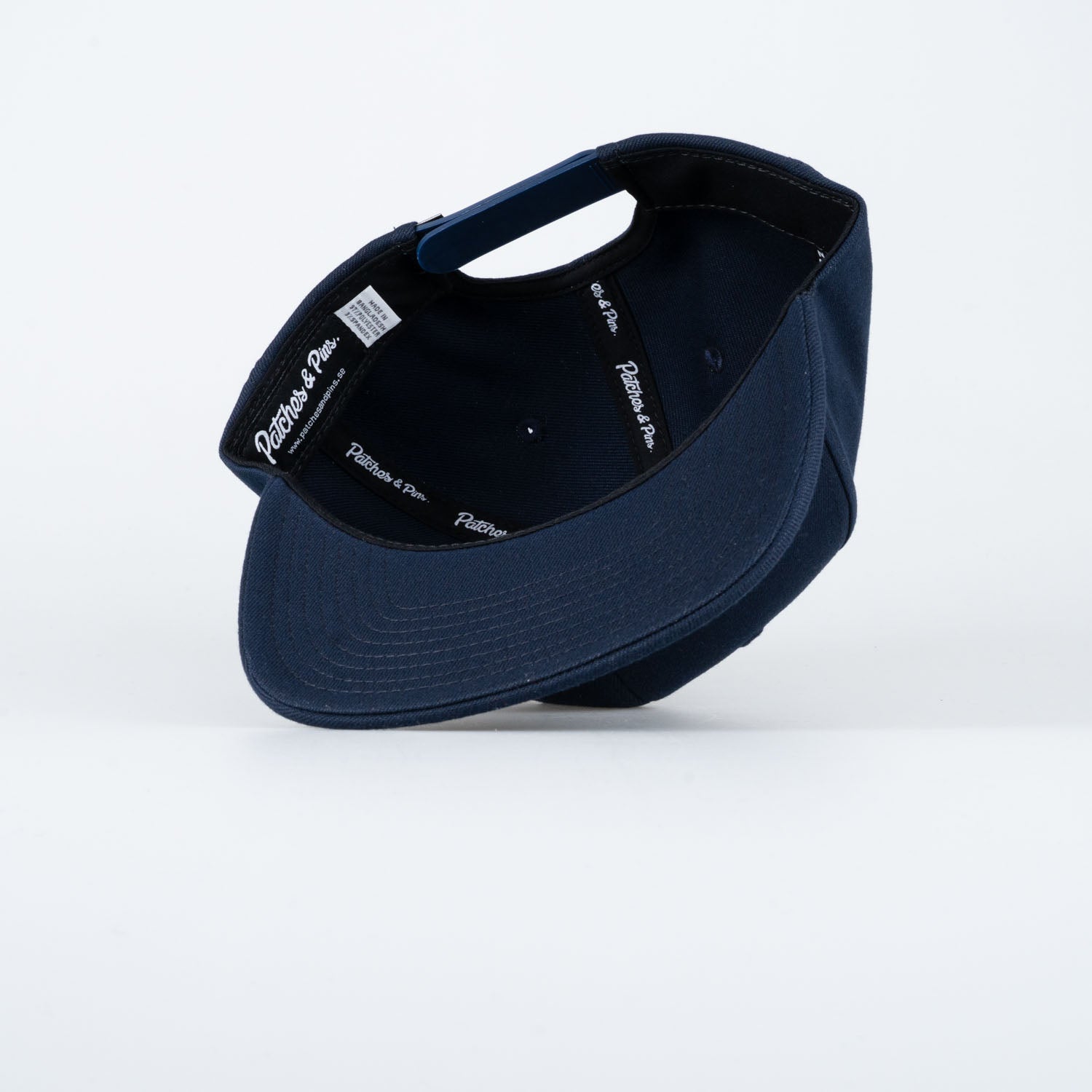 P&P Recycled Blank Snapback Cap Navy
