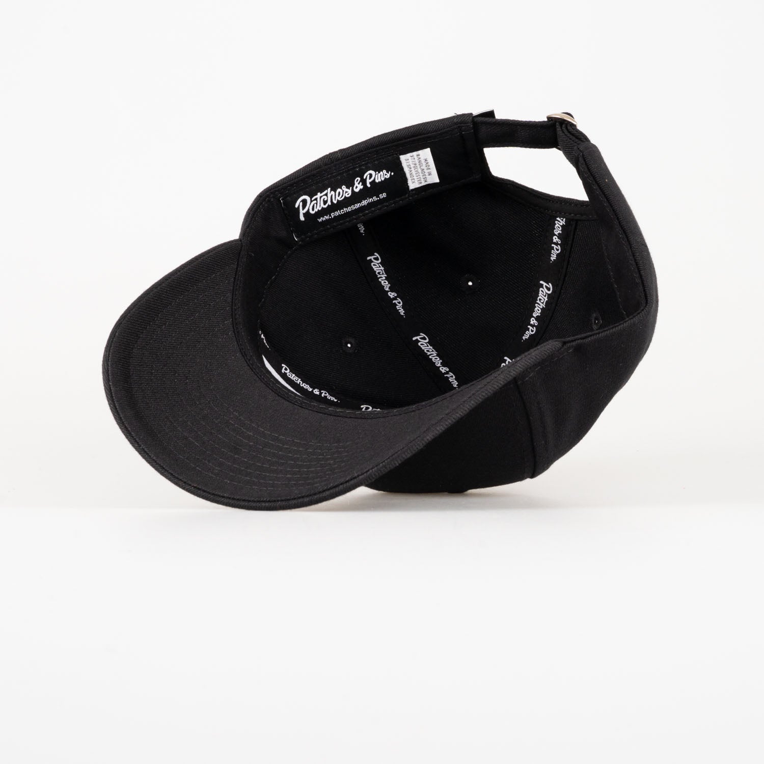 P&P Recycled Blank Hooked Cap Black