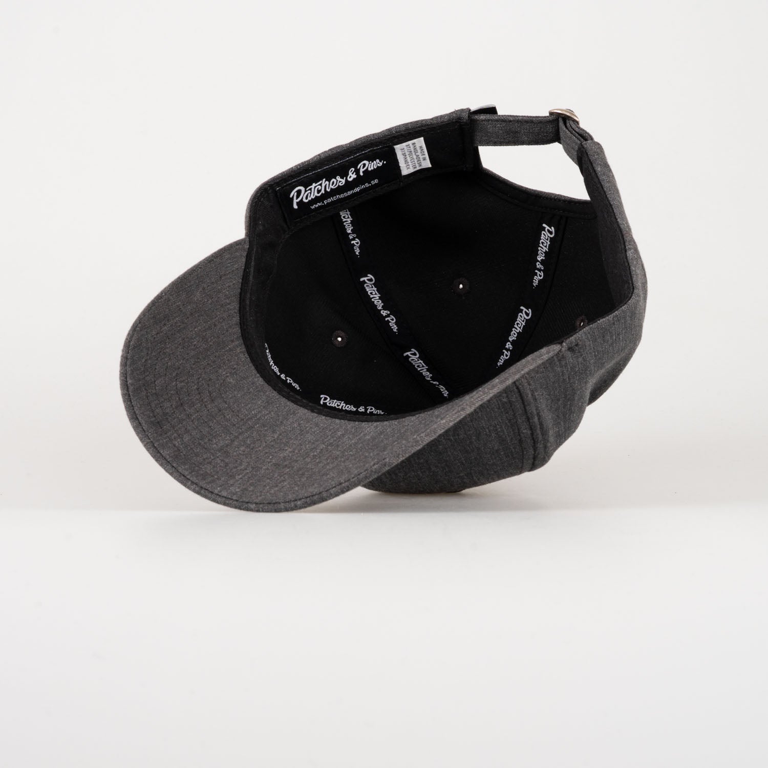 P&P Recycled Blank Hooked Cap Charcoal