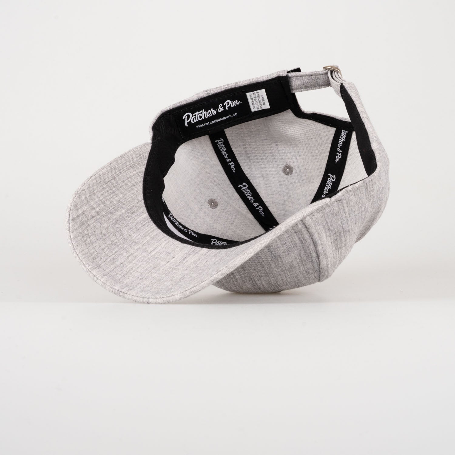 P&P Recycled Blank Hooked Cap Heather Grey
