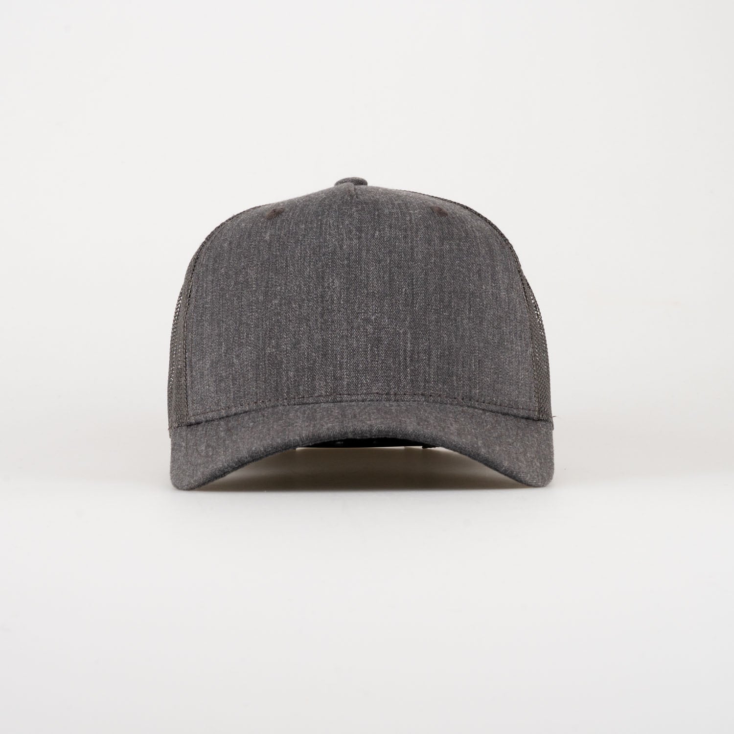 P&P Recycled Blank High Trucker Cap Charcoal