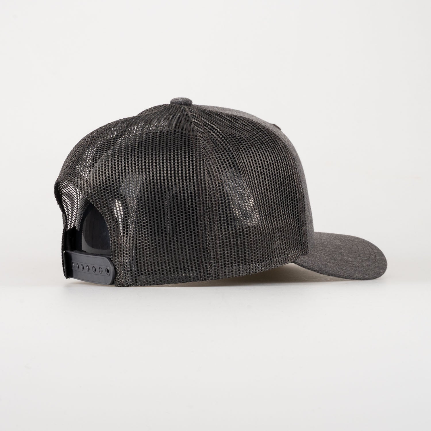 P&P Recycled Blank High Trucker Cap Charcoal