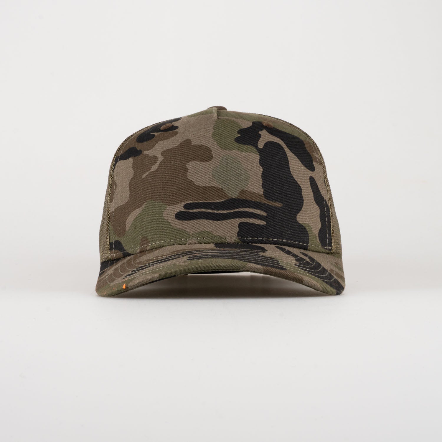 P&P Blank High Trucker Cap Camo