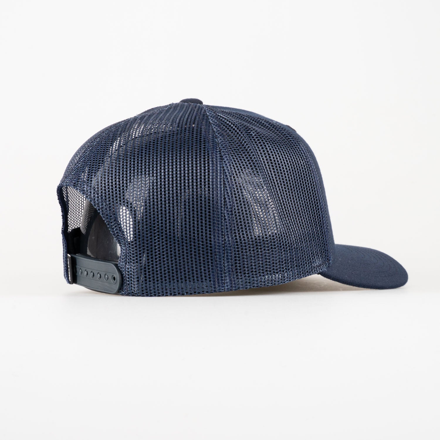 P&P Recycled Blank High Trucker Cap Navy
