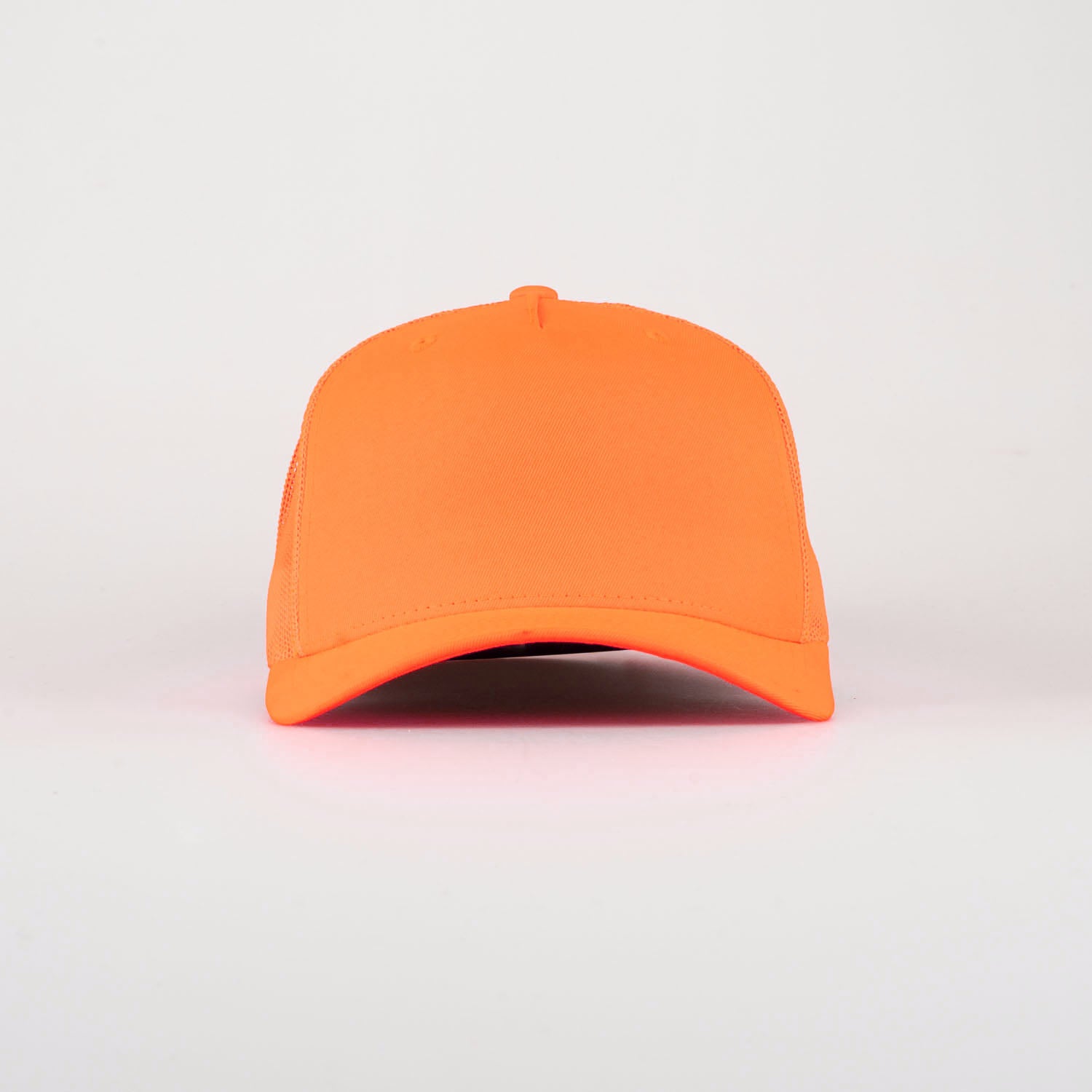 P&P Blank High Trucker Cap Orange