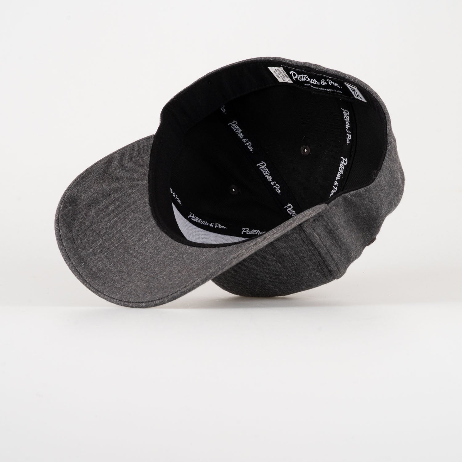 P&P Recycled Blank Hooked Flex Cap Charcoal