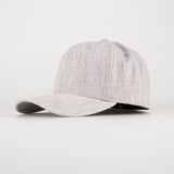 P&P Recycled Blank Hooked Flex Cap Heather Grey
