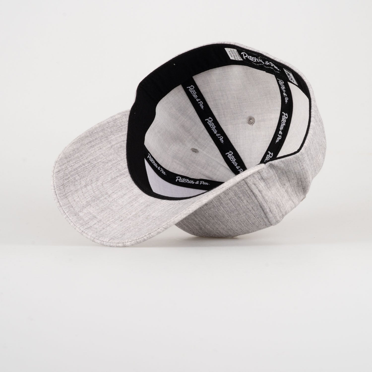 P&P Recycled Blank Hooked Flex Cap Heather Grey