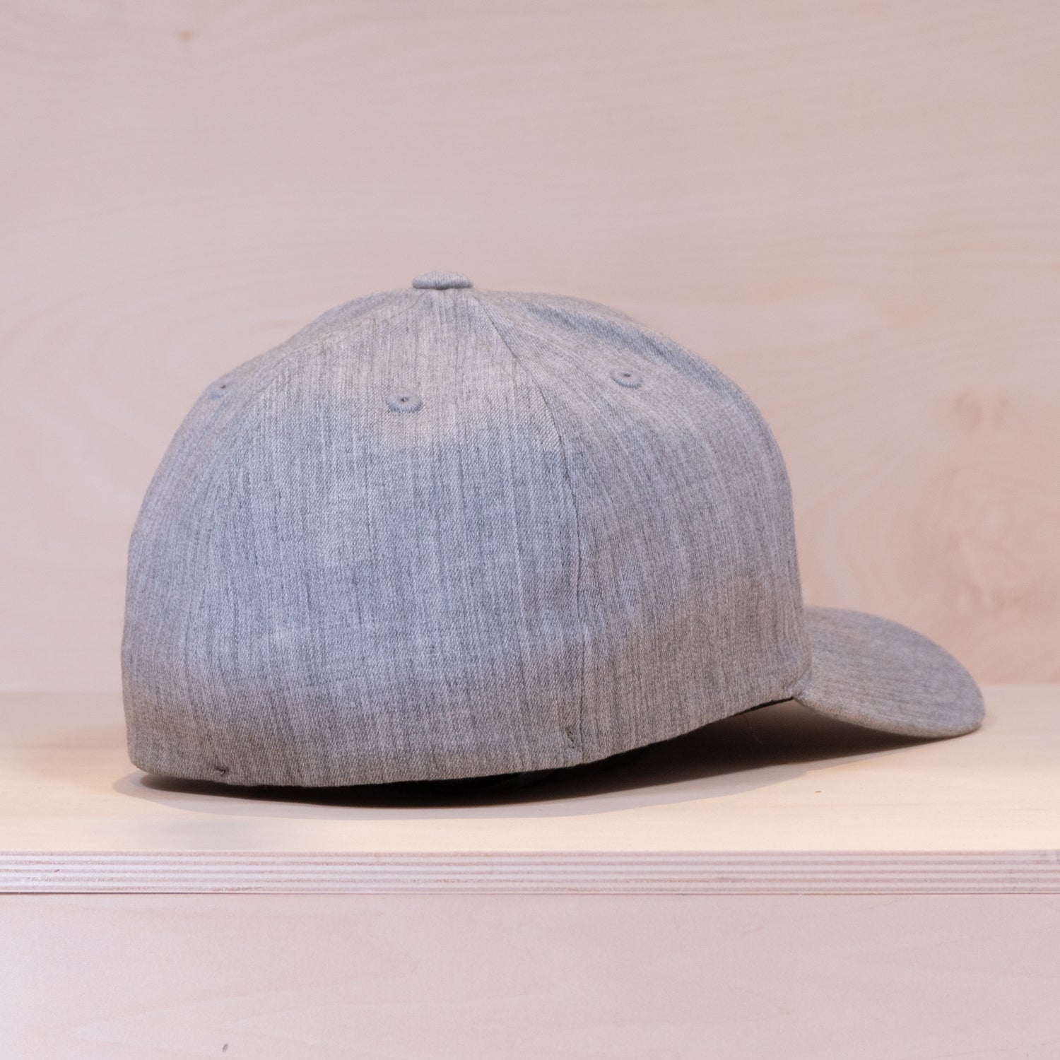 P&P Blank Hooked Flex Cap Heather Grey