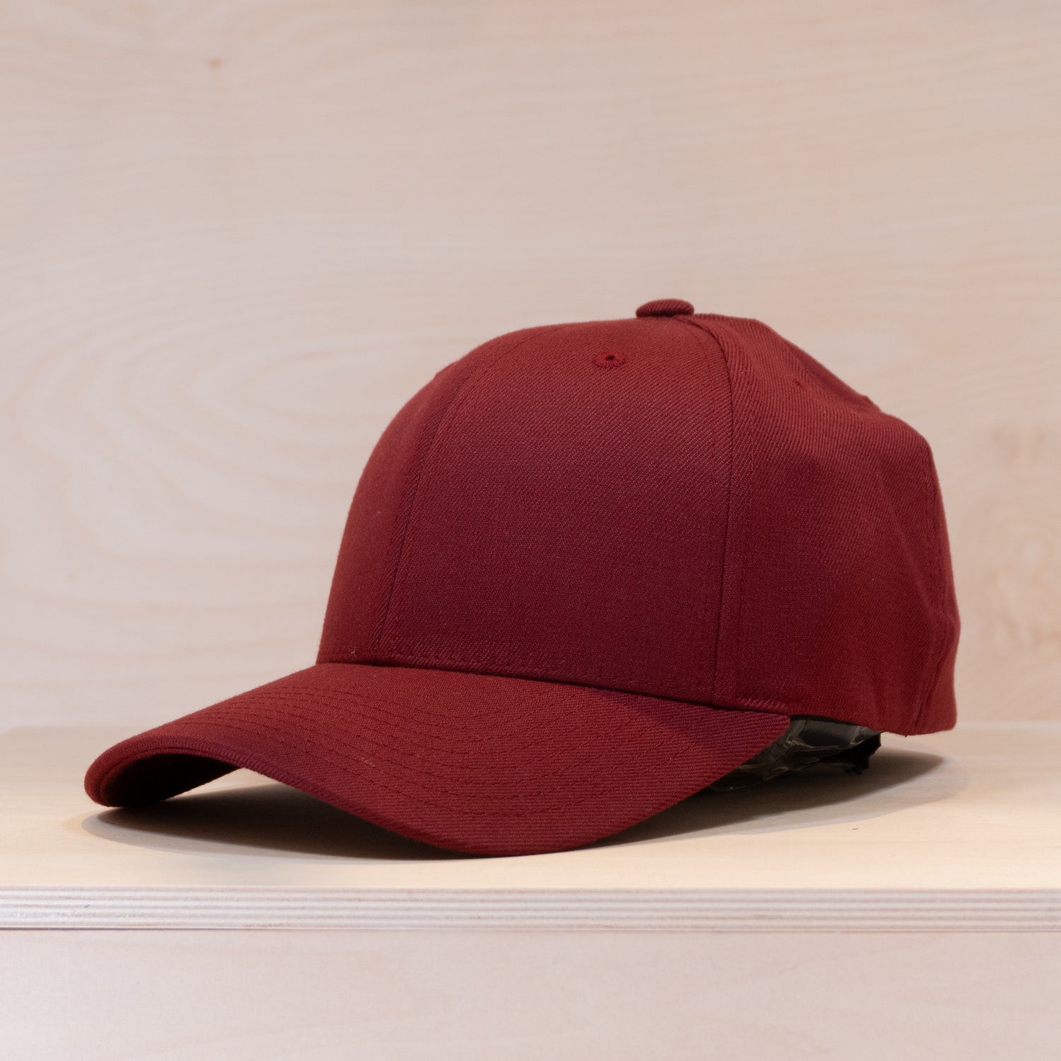P&P Blank Hooked Flex Cap Maroon