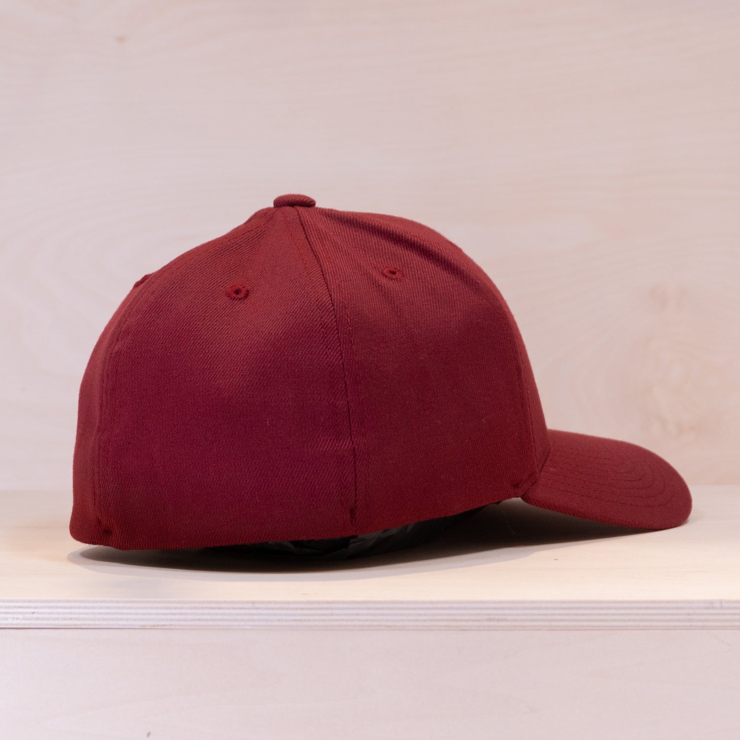 P&P Blank Hooked Flex Cap Maroon