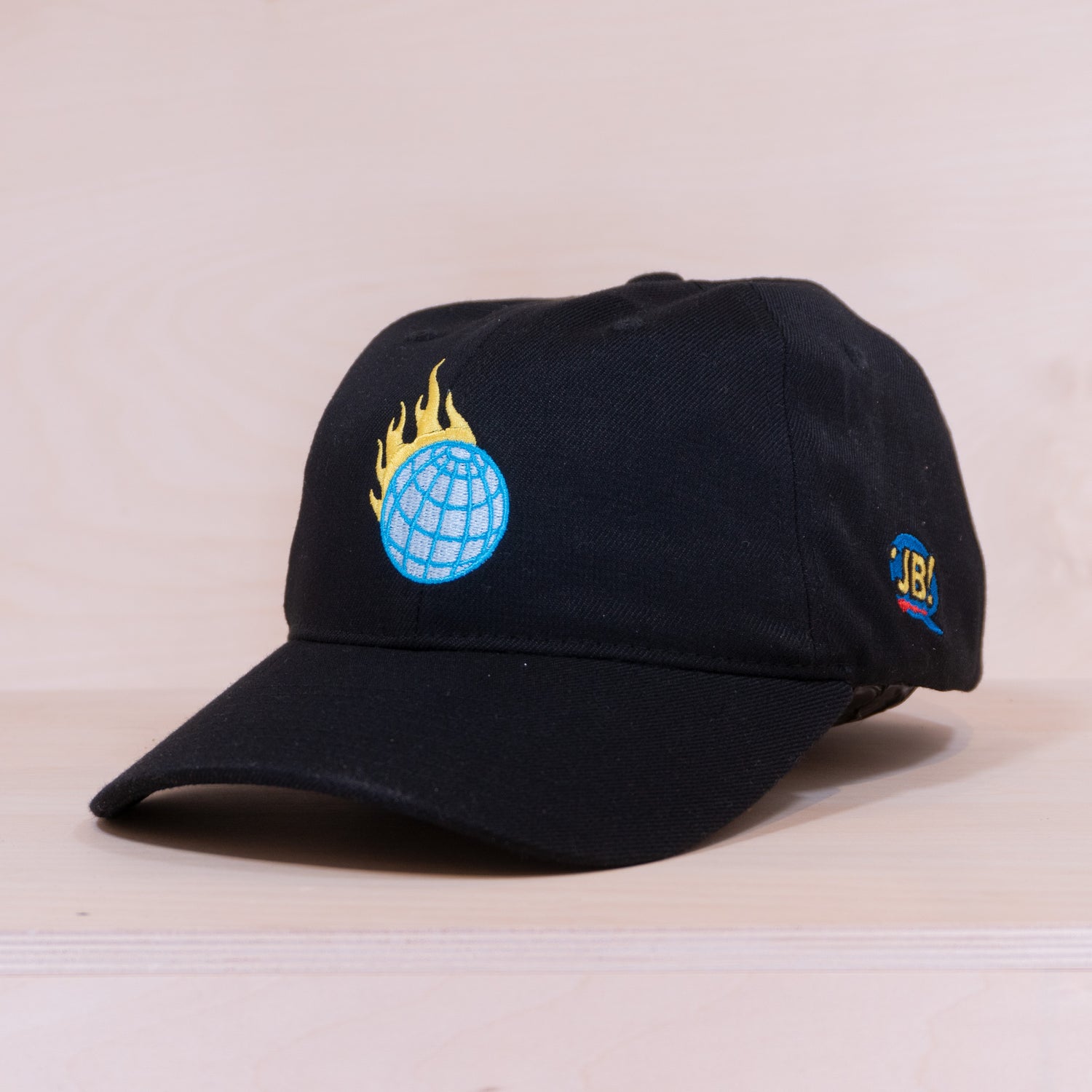 Patches JB Globe Anti-Fit Cap Black