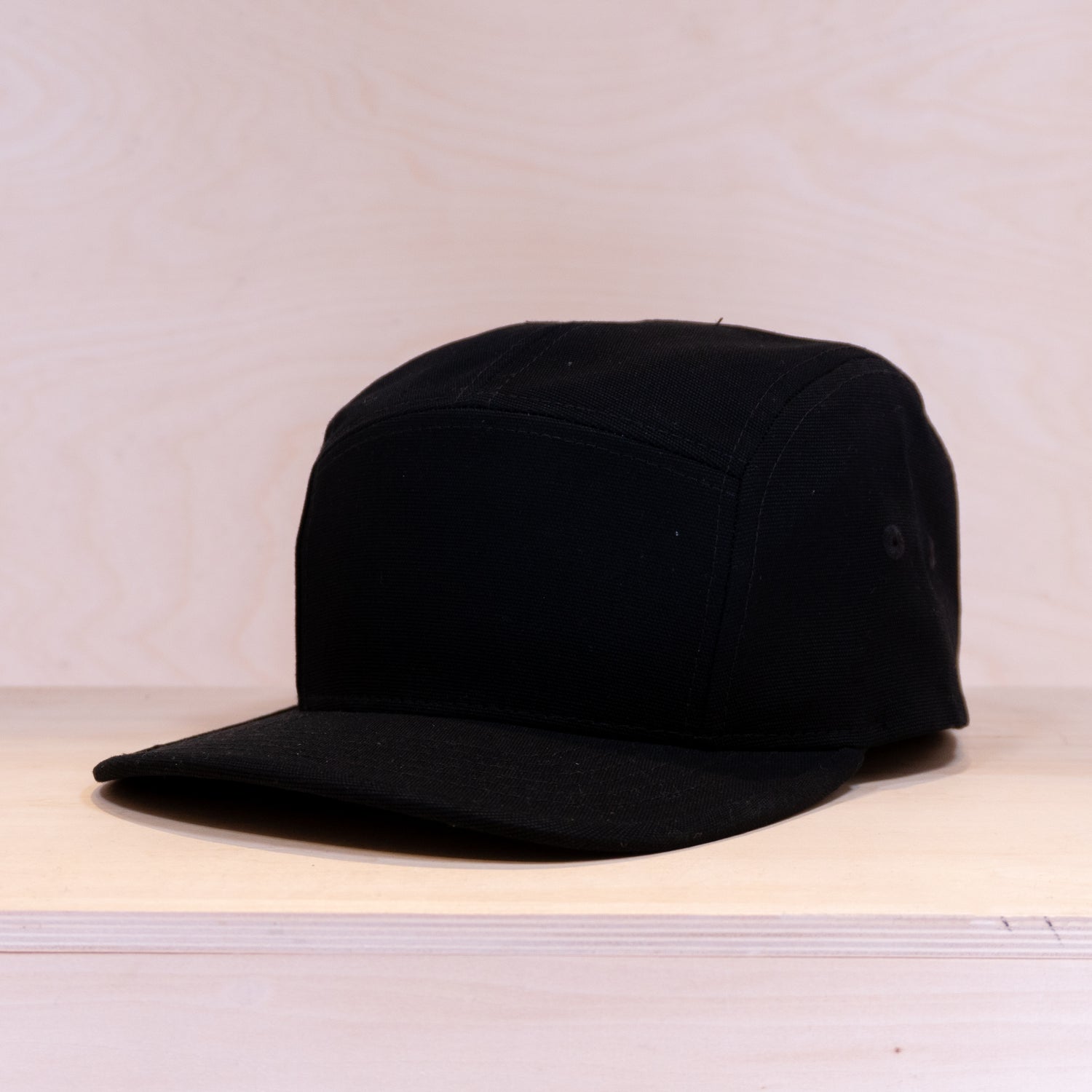 P&P Blank 5-Panel Cap Black