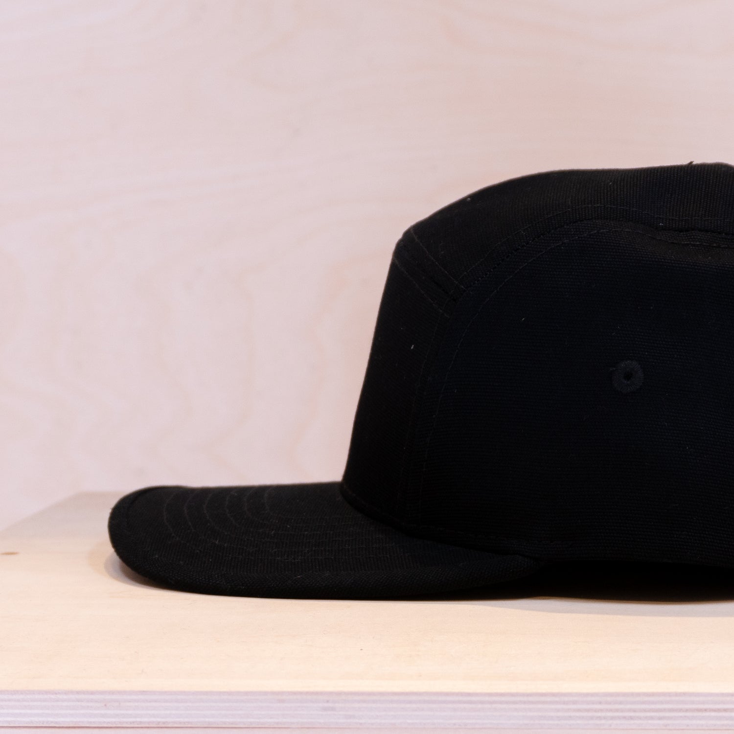 P&P Blank 5-Panel Cap Black