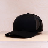 P&P Blank Low Trucker Cap Black