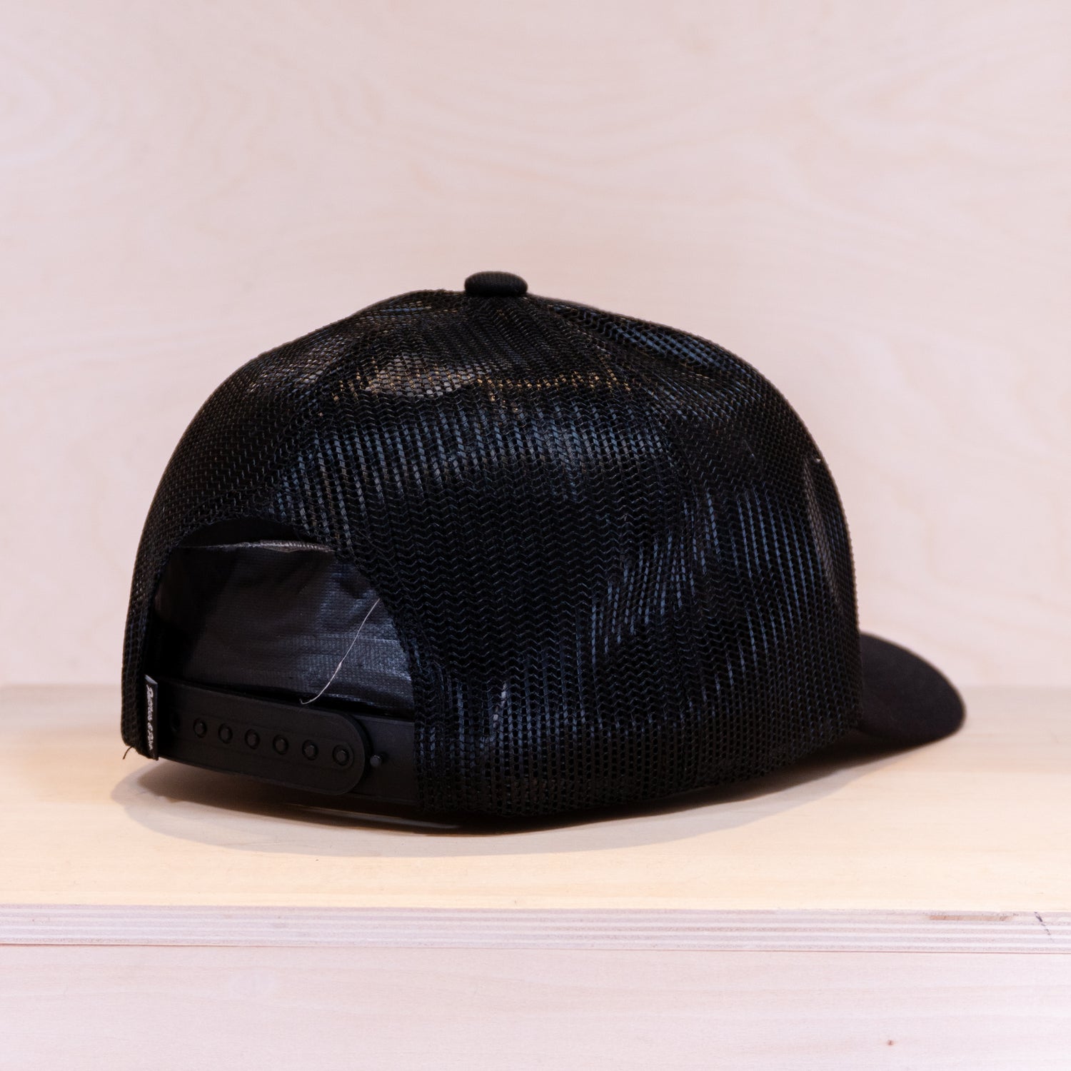 P&P Blank Low Trucker Cap Black