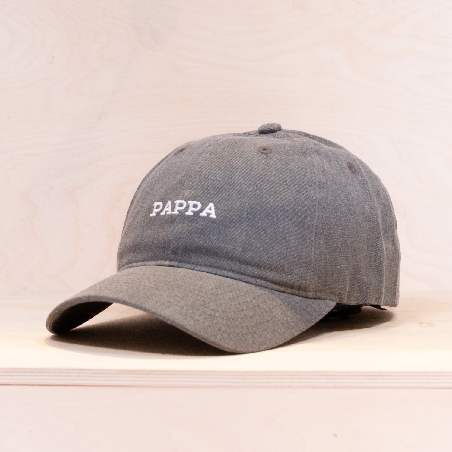 Ca´put Pappa Dad Cap Washed Black