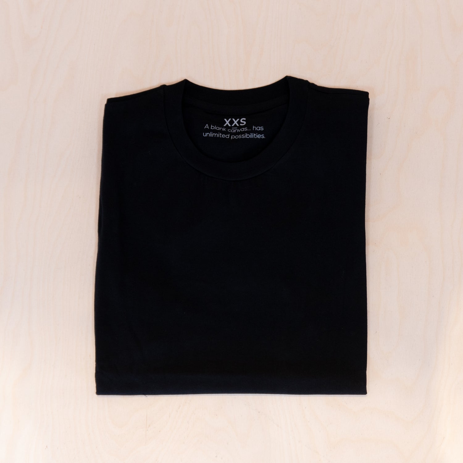 Patches Blank Canvas T-shirt Black