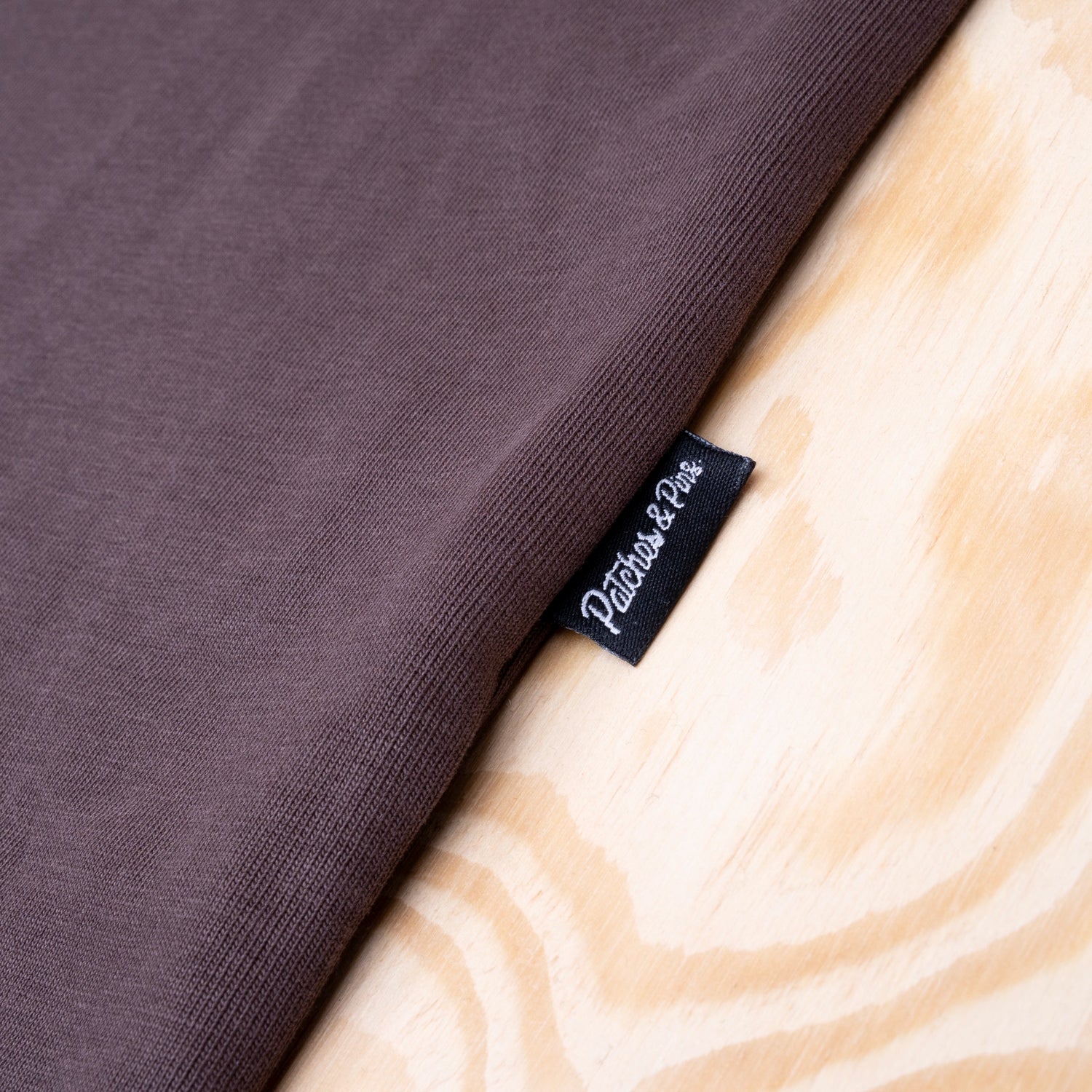 Patches Blank Canvas T-shirt Java Brown