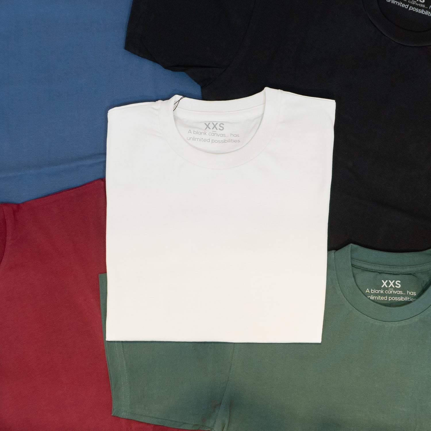 Patches Blank Canvas T-shirt White