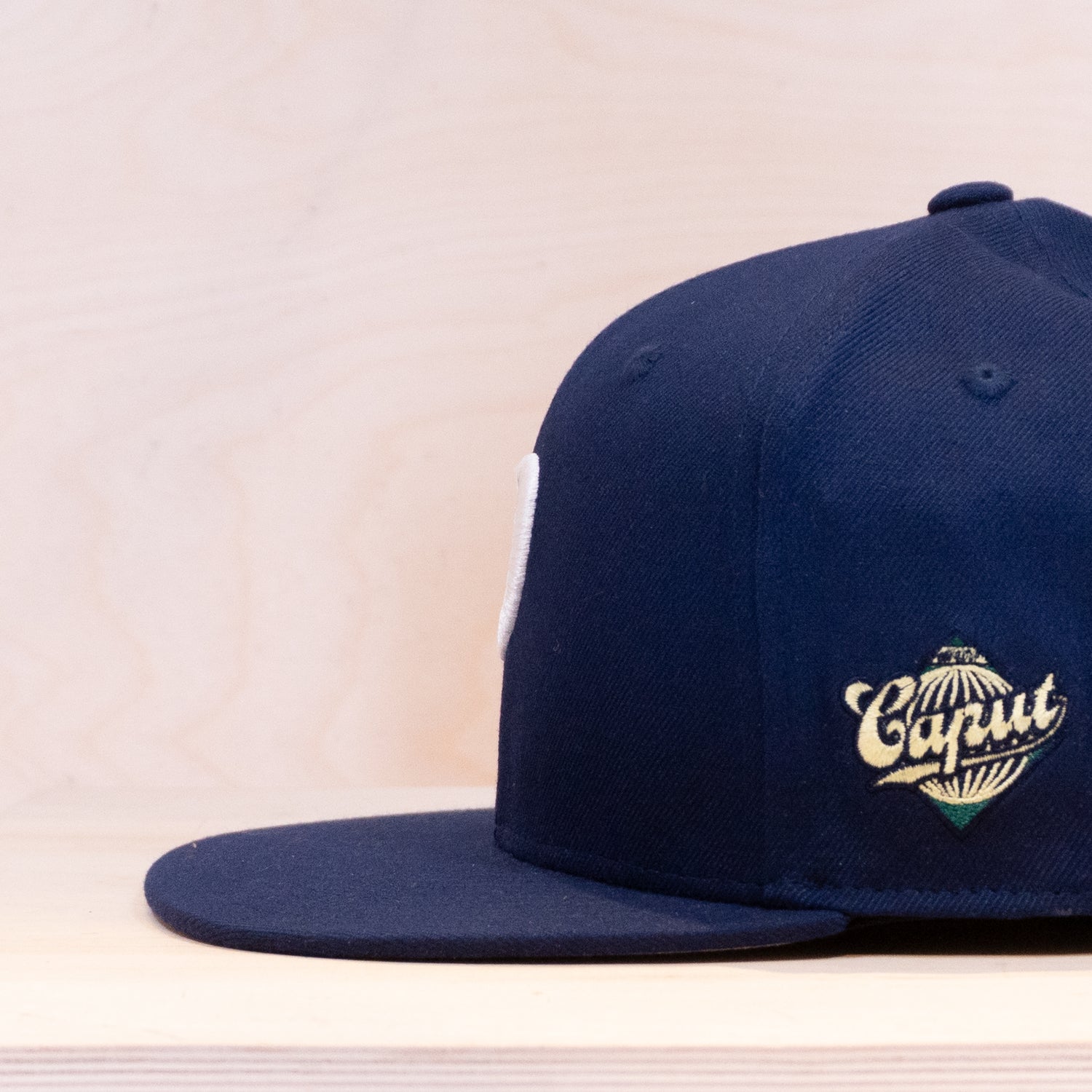Ca´put Letter P Fitted Cap Navy