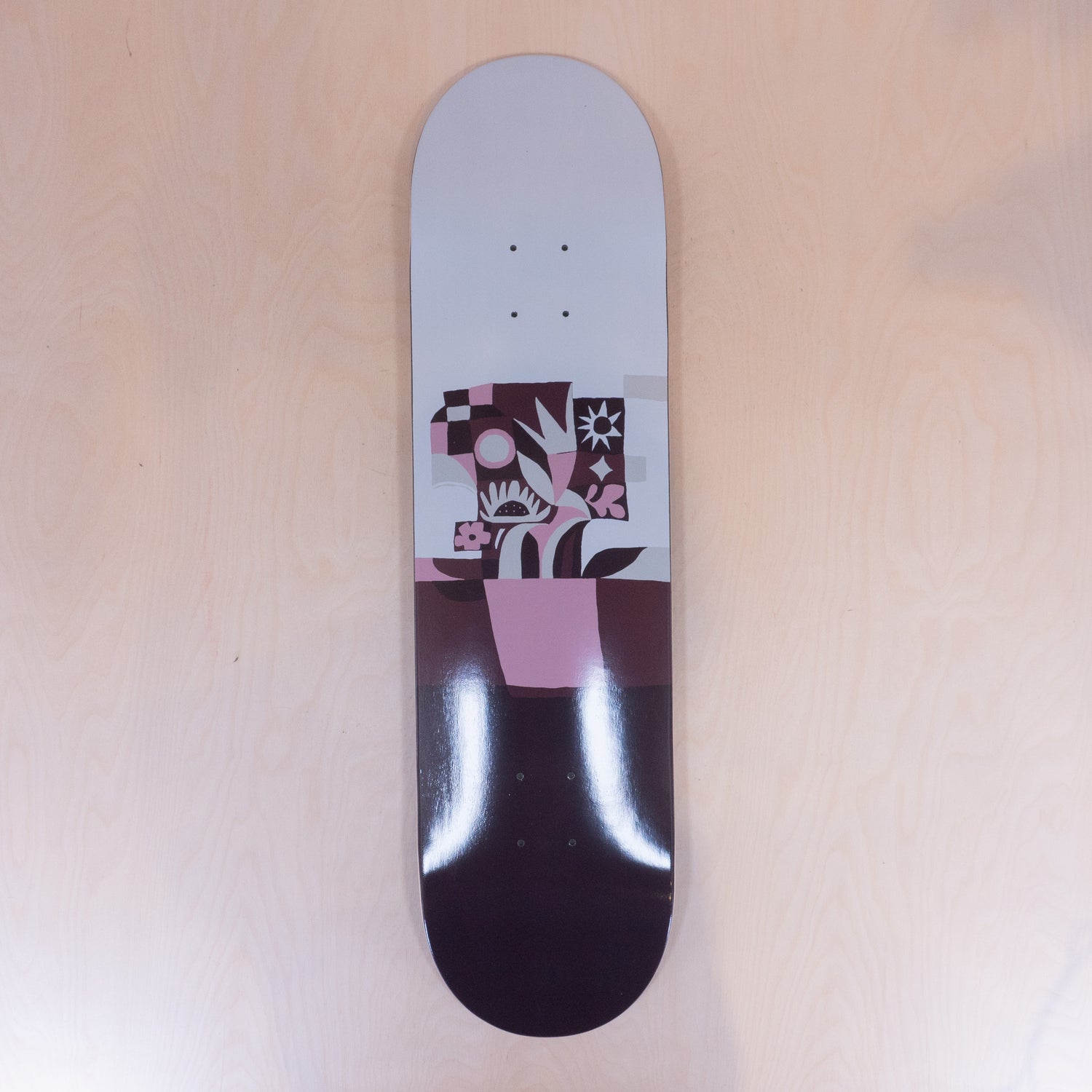 Patches & Pins x Frewim Skatedeck 8.375 Maroon