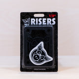 Pig Skateboard Risers 1/8 Black