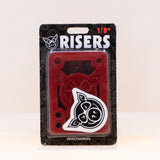 Pig Skateboard Risers 1/8 Red