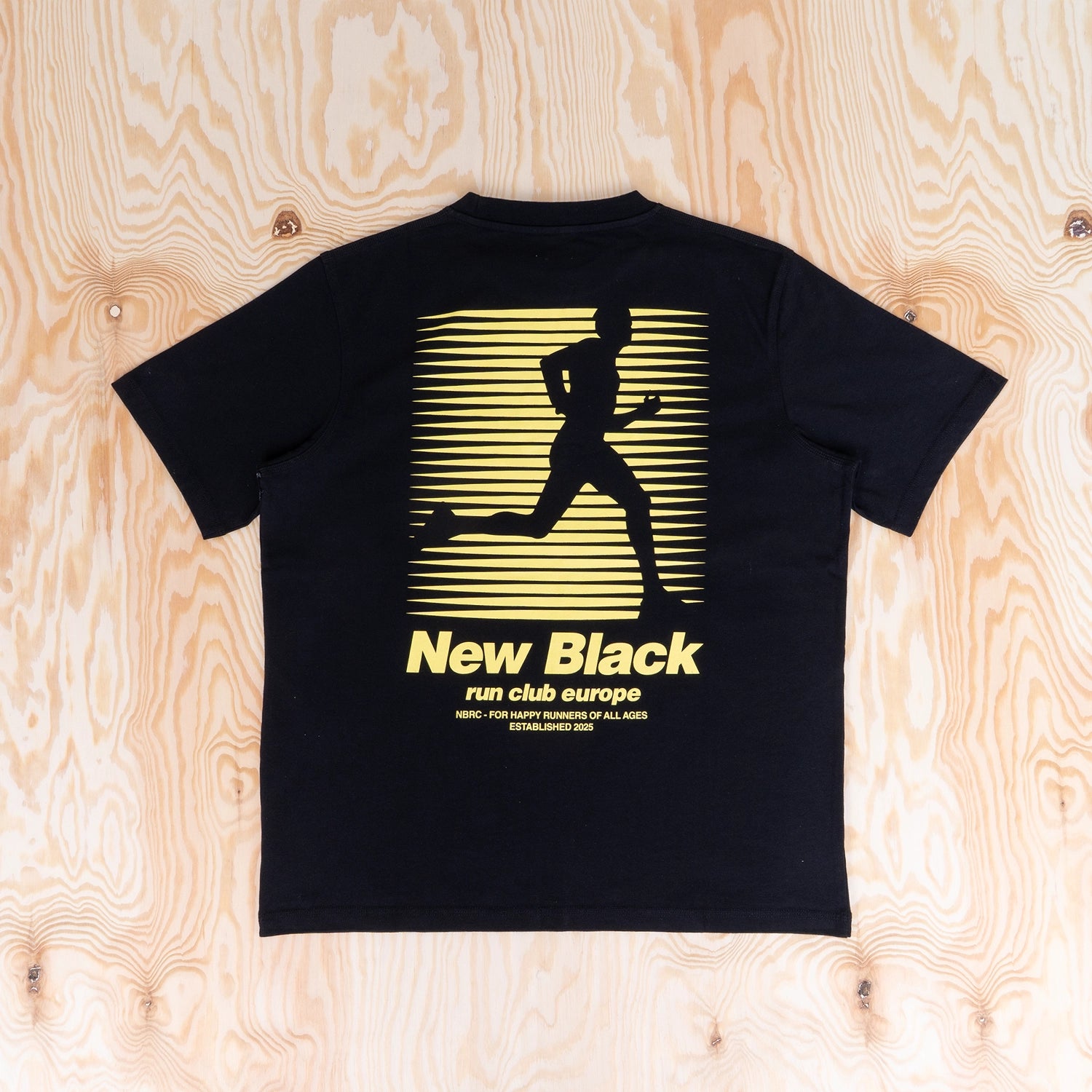 New Black Run T-shirt Black