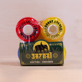 Satori Brent Wheels 54mm 78a Multi Color Party Pack
