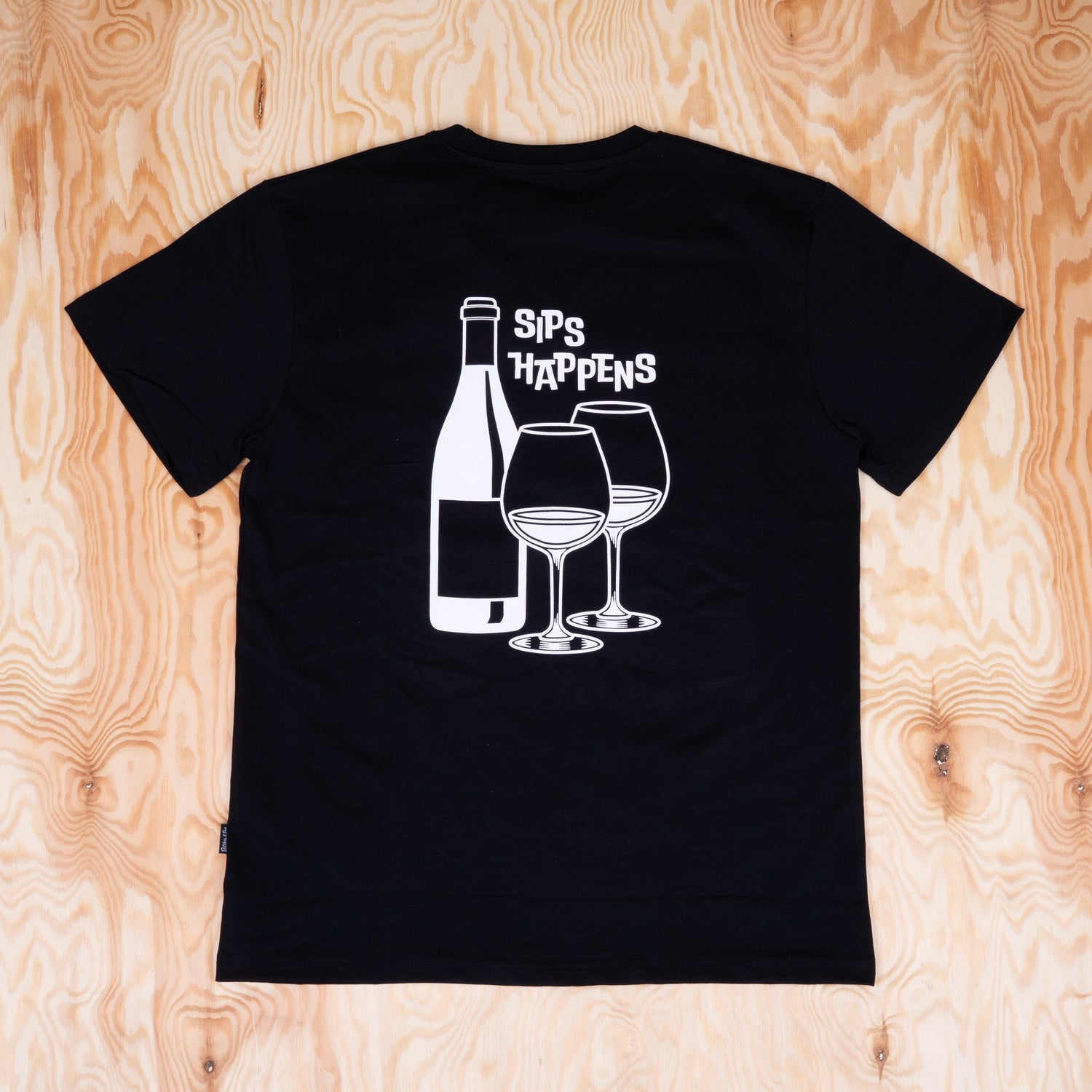 Black Collection Sips Happen T-shirt Black
