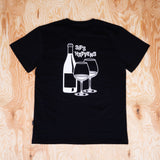 Black Collection Sips Happen T-shirt Black