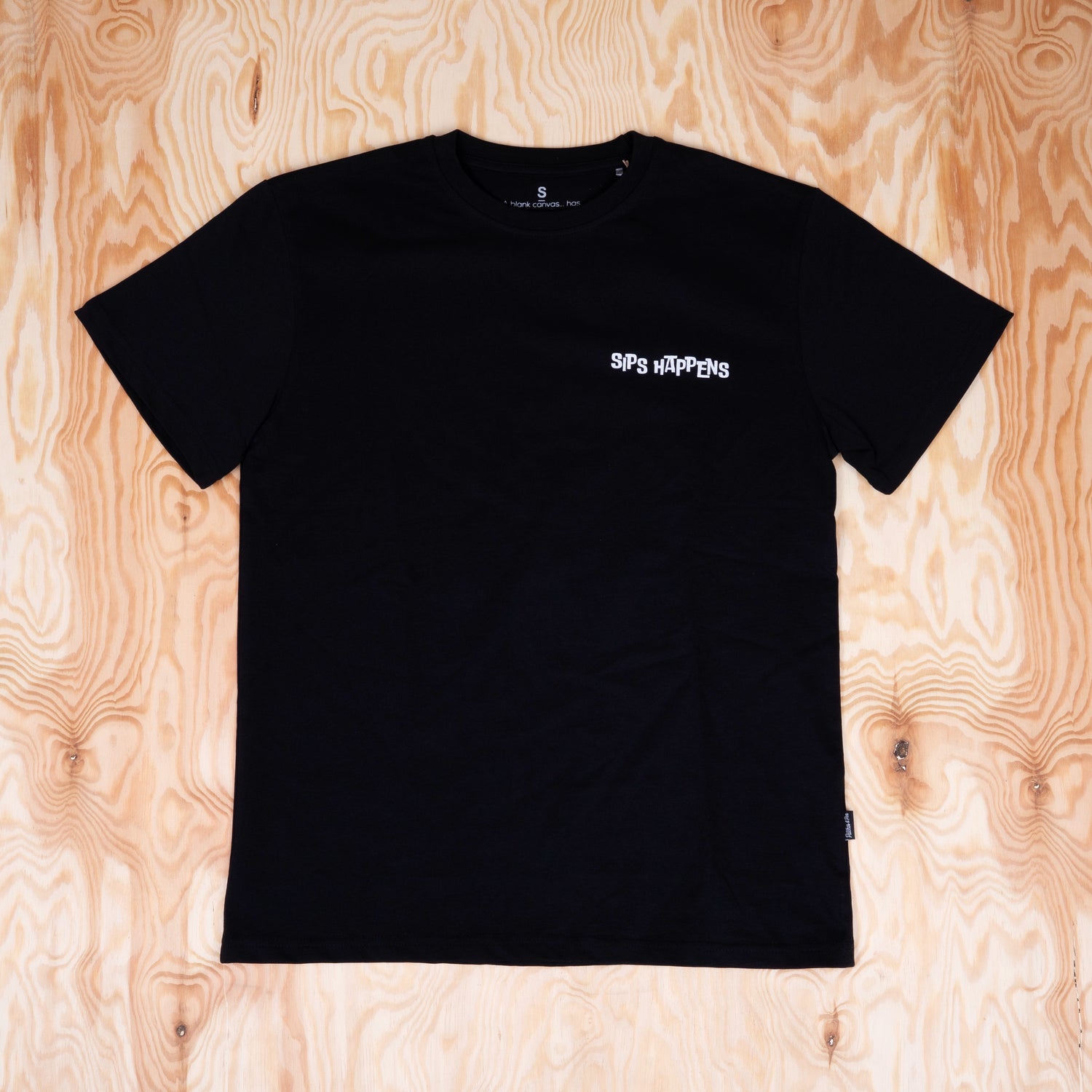 Black Collection Sips Happen T-shirt Black