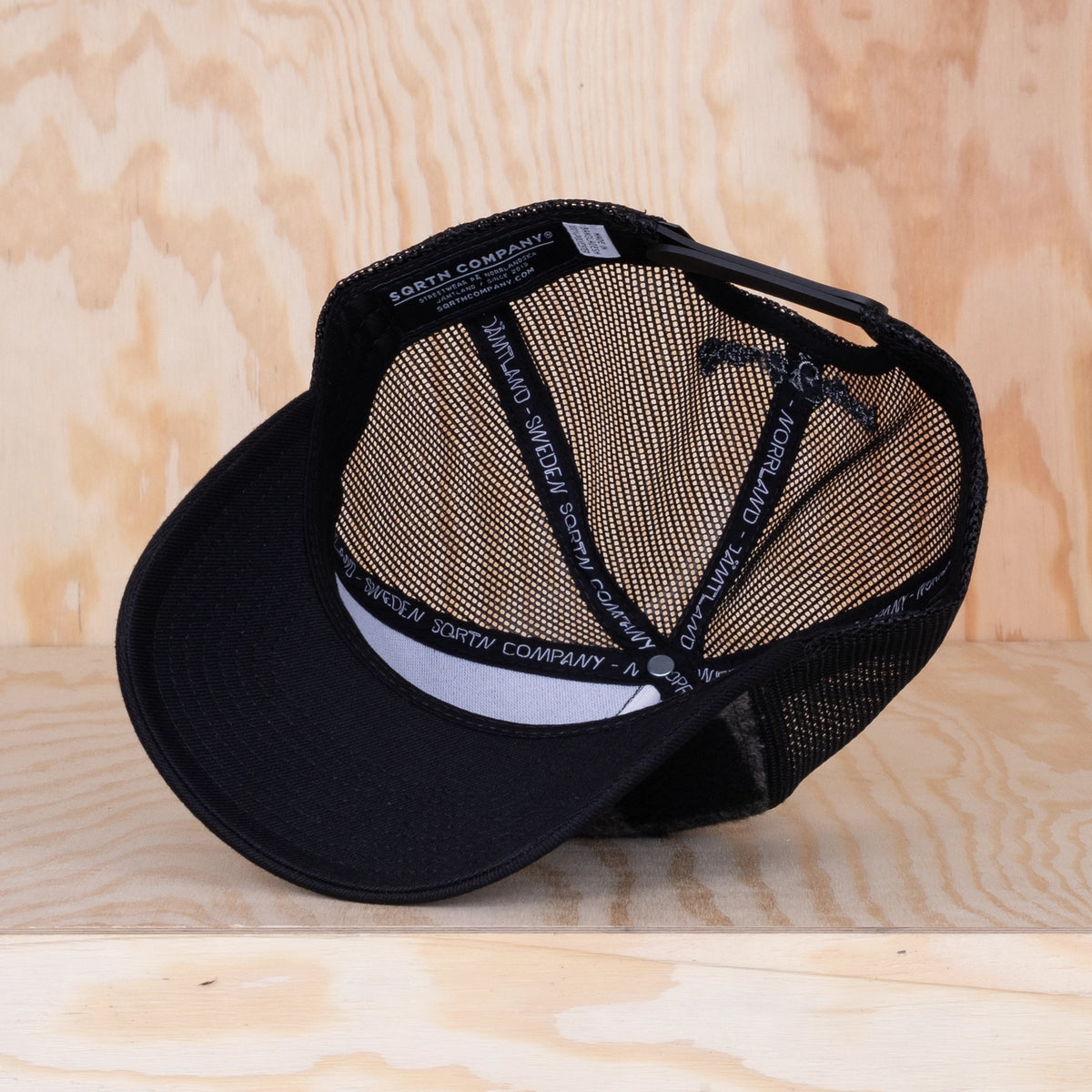 Sqrtn TGN Script Trucker Cap Lumberjack Grey