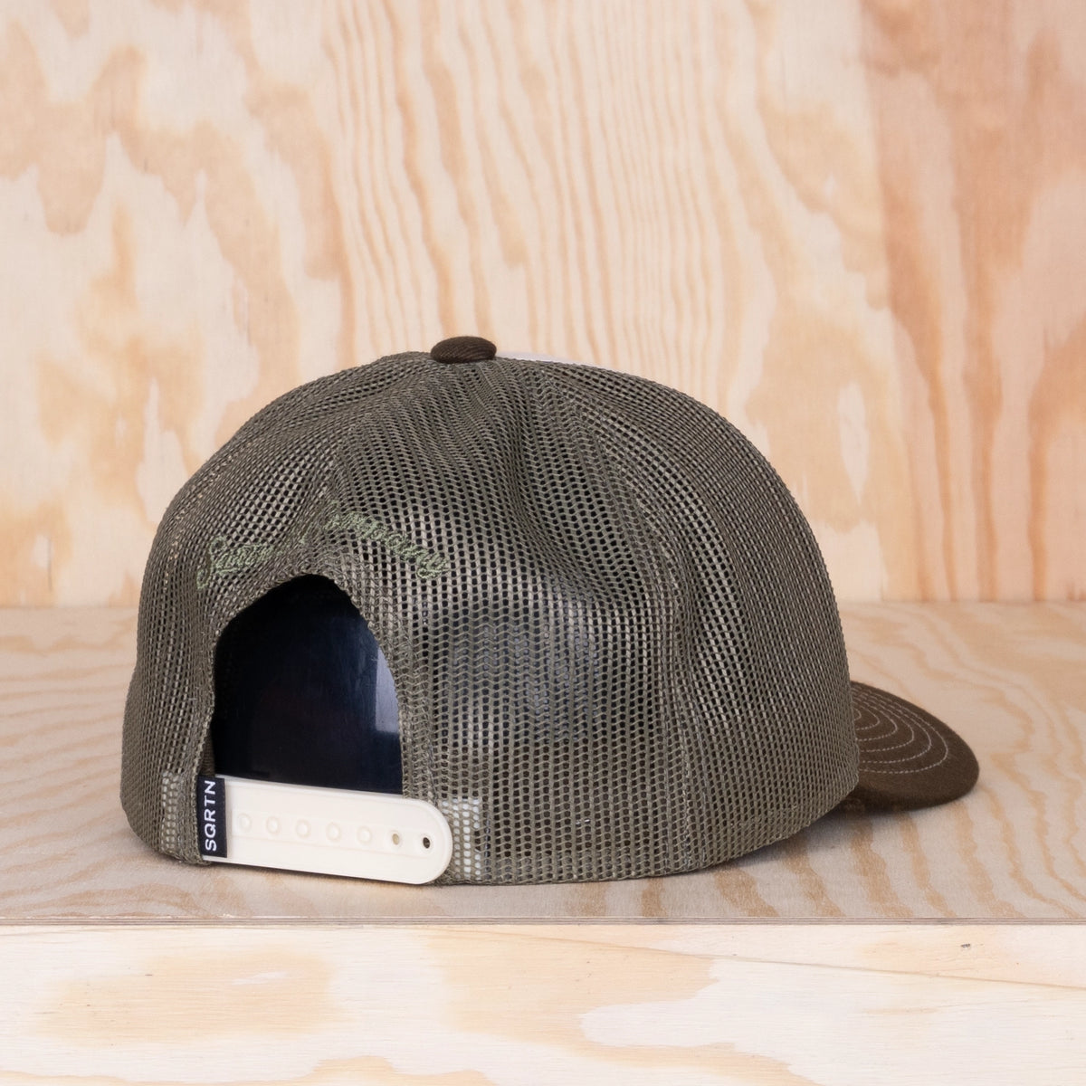 Sqrtn Rivers & Trees Low Trucker Cap Sand