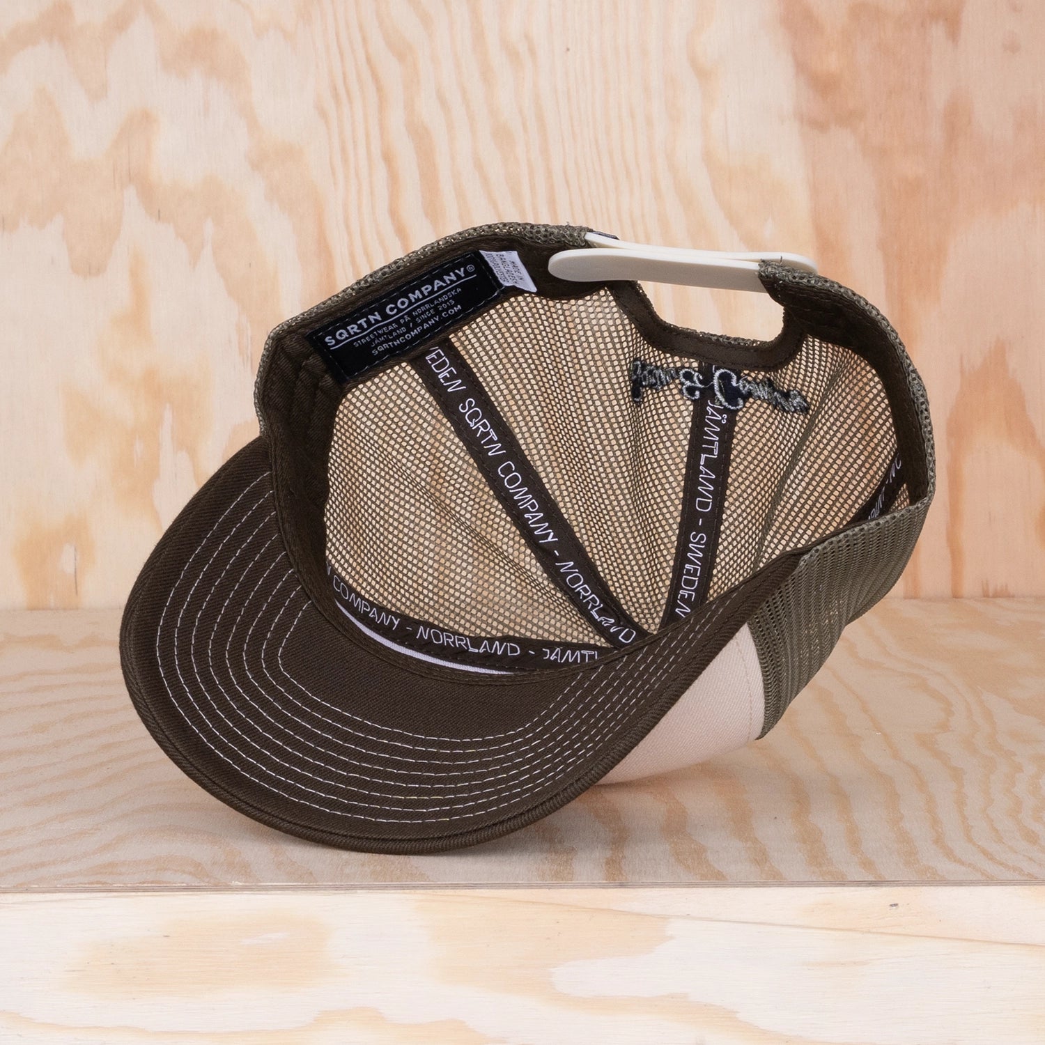 Sqrtn Rivers & Trees Low Trucker Cap Sand