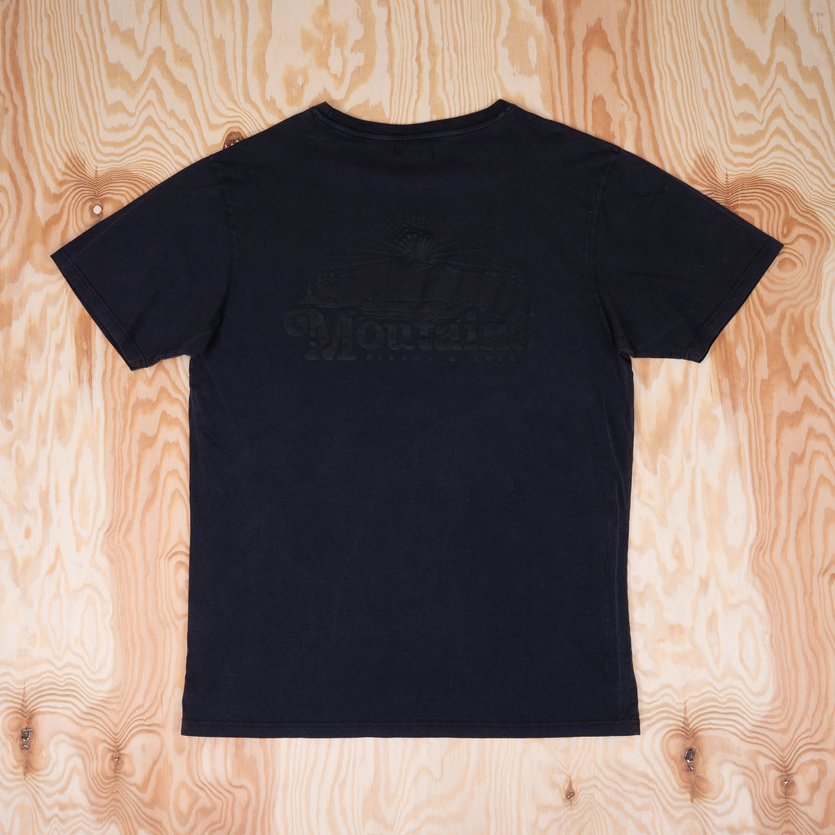 Sqrtn Rivers & Trees T-shirt Washed Black