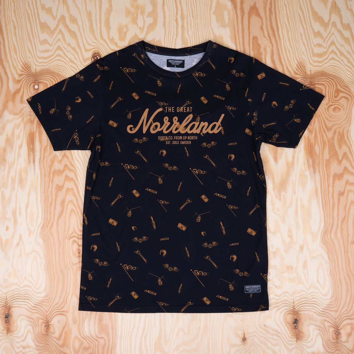 Sqrtn Great Norrland T-shirt Racing Black