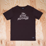 Sqrtn Wordmark T-shirt Java Brown