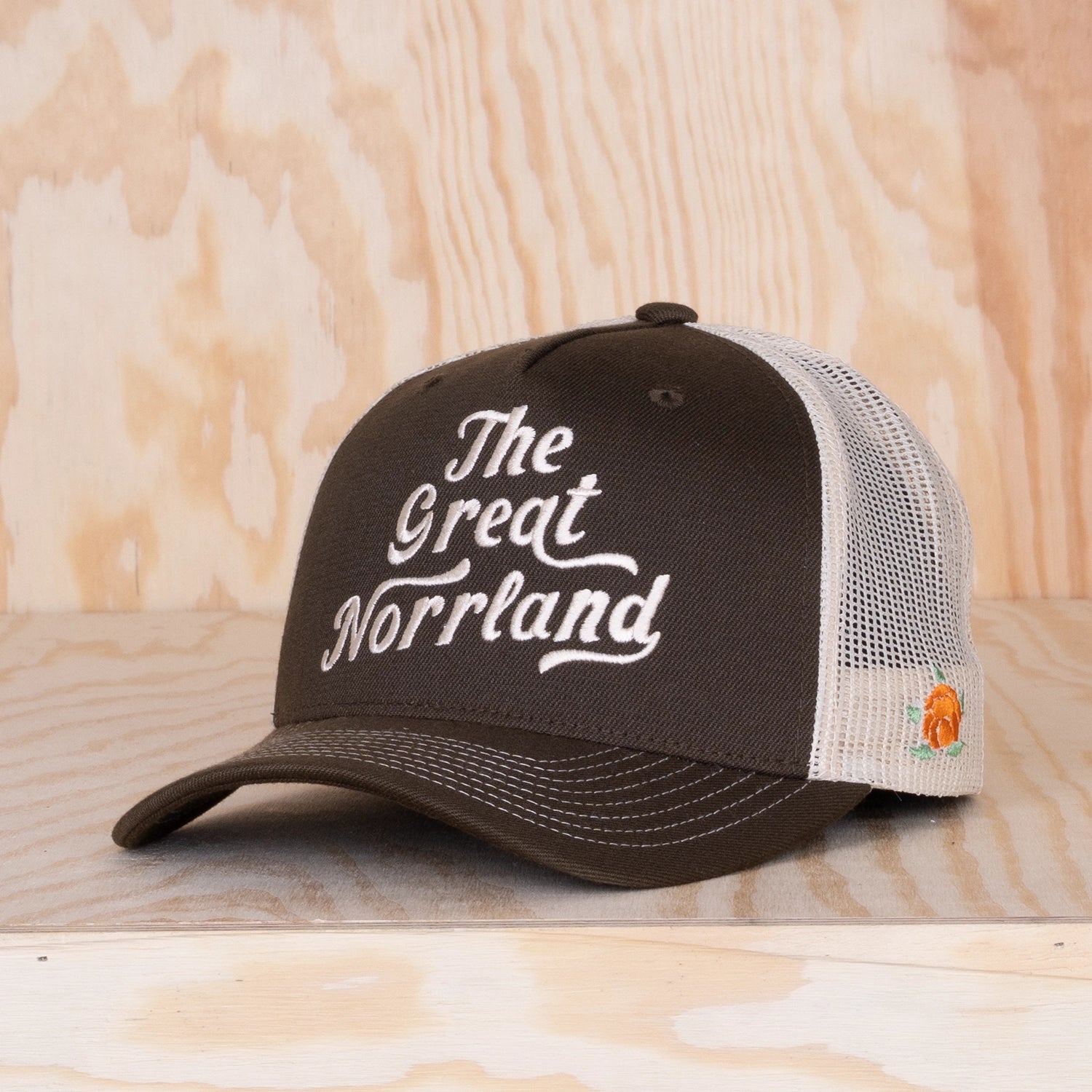 Sqrtn Wordmark Trucker Cap Dark Mash