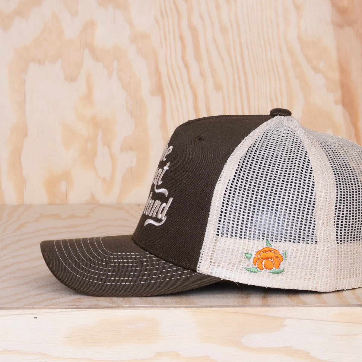 Sqrtn Wordmark Trucker Cap Dark Mash