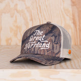 Sqrtn Wordmark Trucker Cap Real Tree