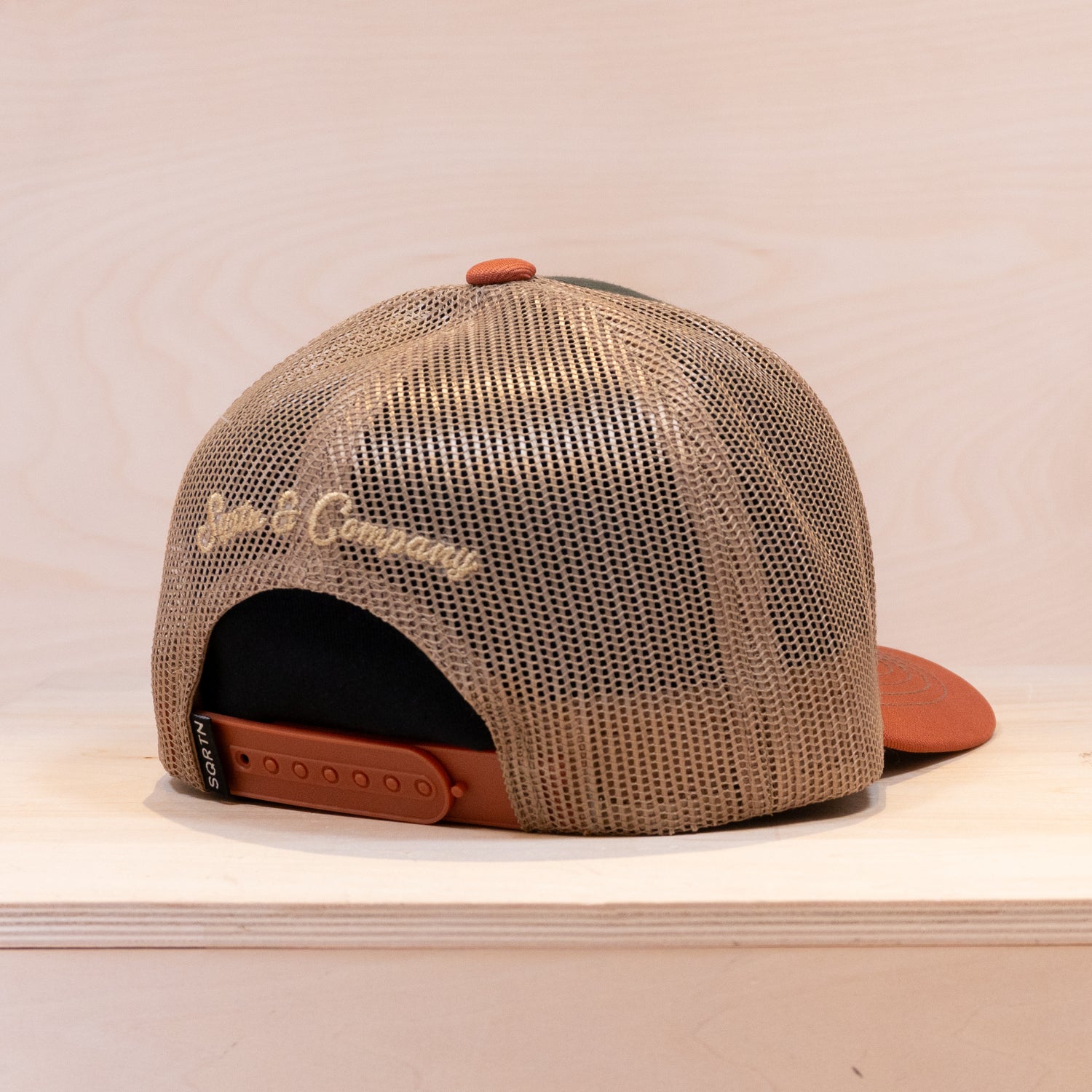 Sqrtn Abborre Kids Trucker Cap Olive