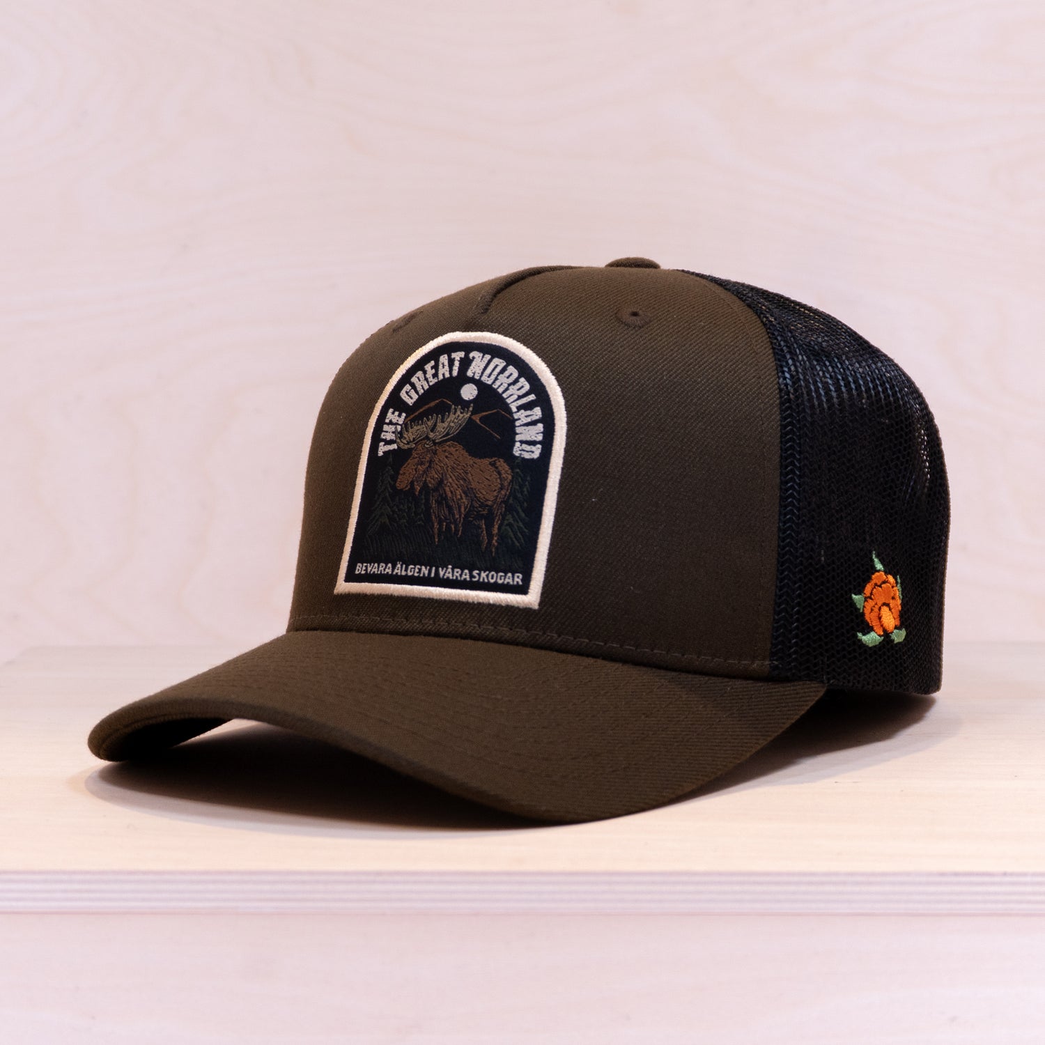 Sqrtn Älgen Hkd Trucker Cap Dark Mash