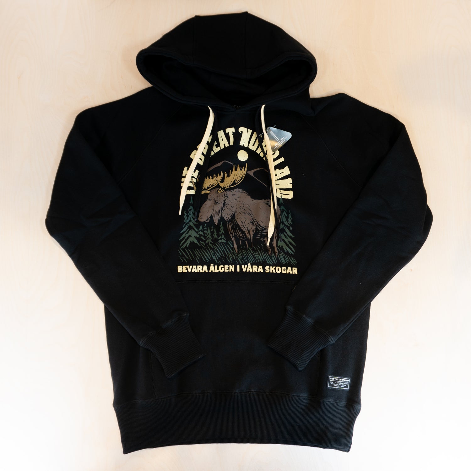 Sqrtn Älgen Hoodie Black