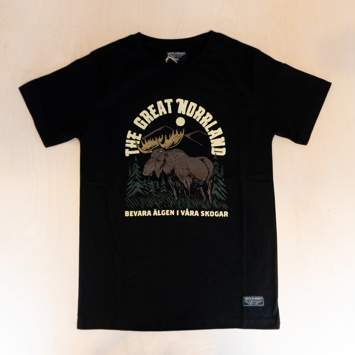 Sqrtn Älgen T-shirt Black