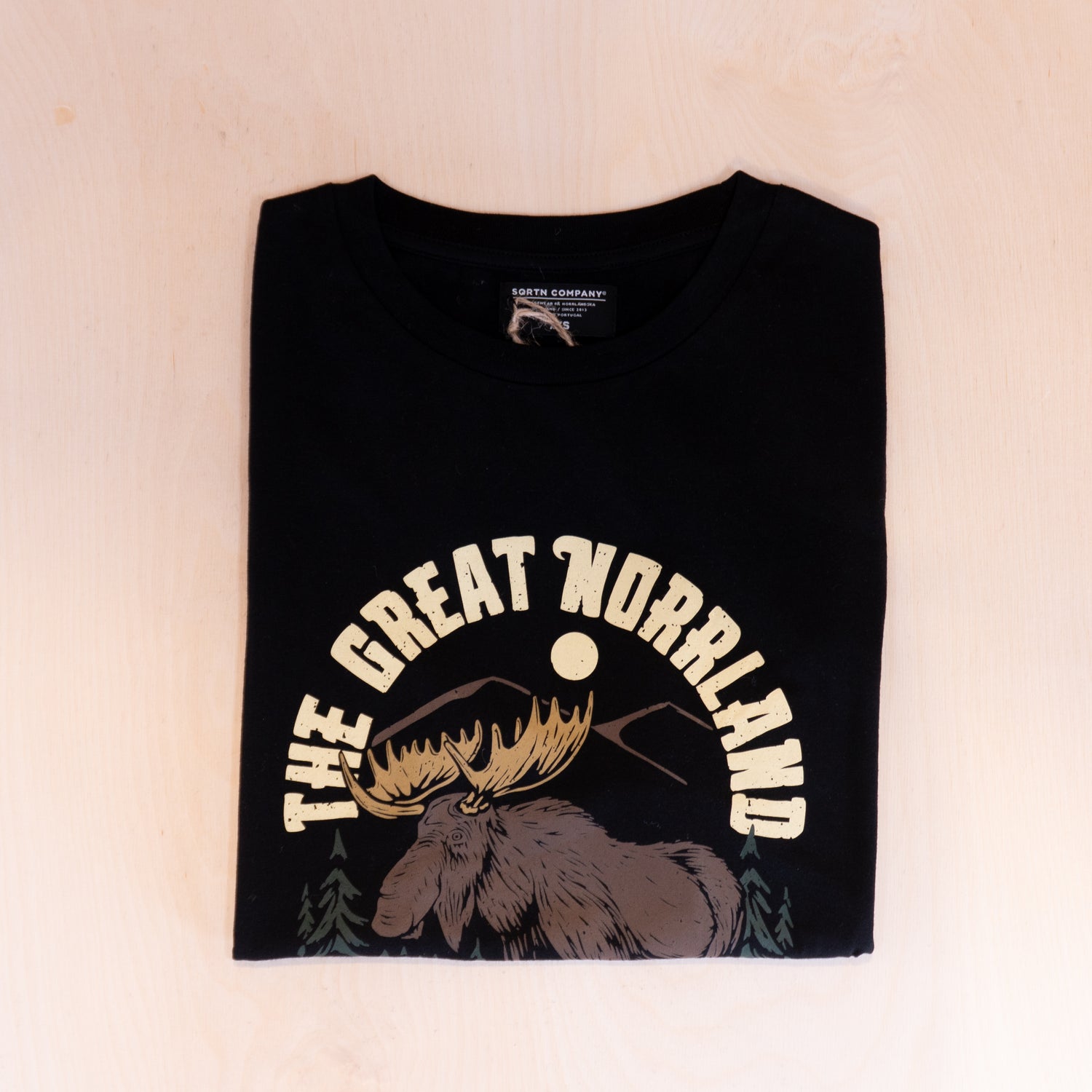 Sqrtn Älgen T-shirt Black