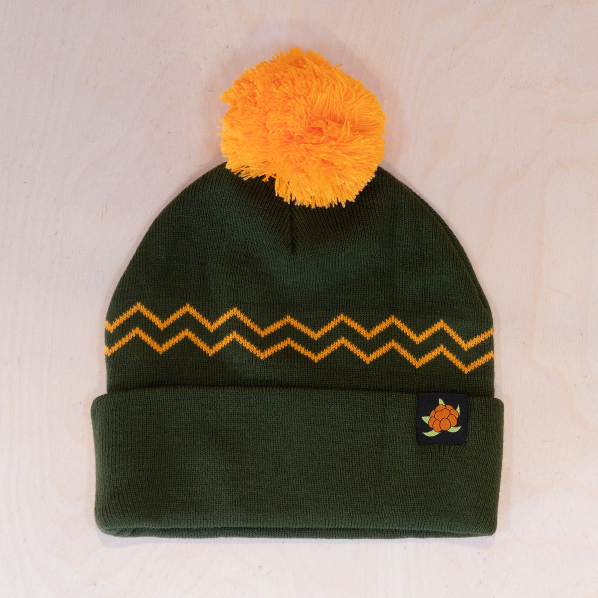 Sqrtn CB Pom Pom Beanie Olive