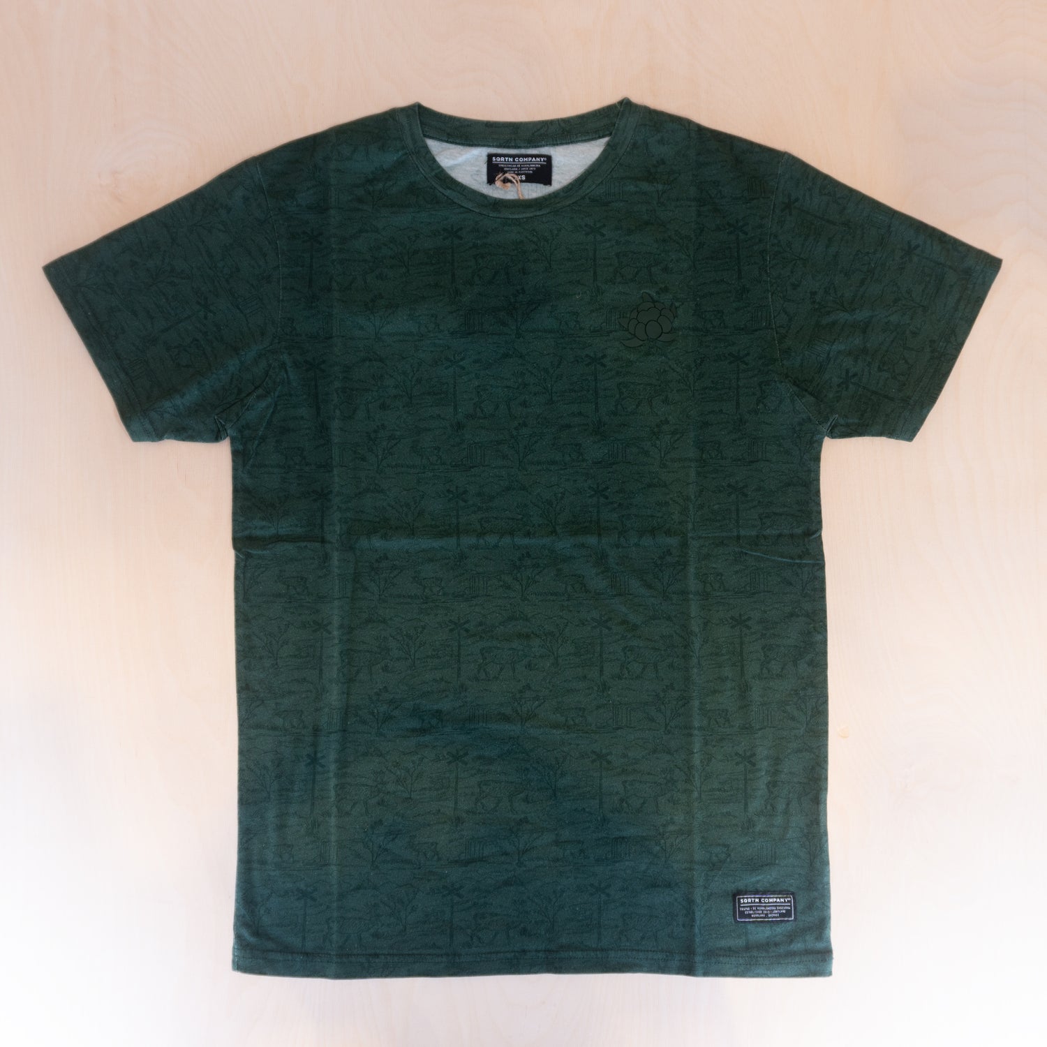 Sqrtn CB T-shirt Fjälljock Green