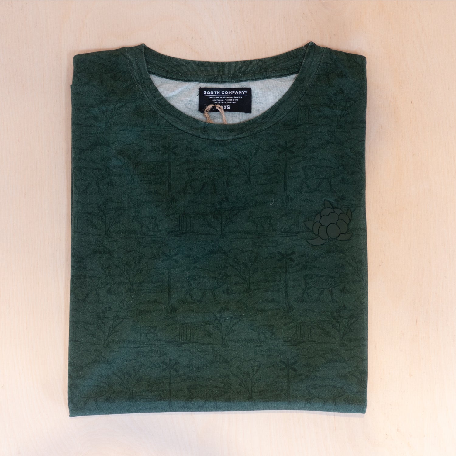 Sqrtn CB T-shirt Fjälljock Green